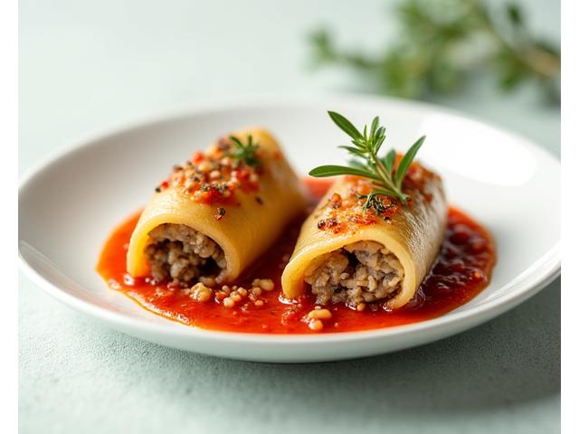 Posna sarma od heljde i šampinjona